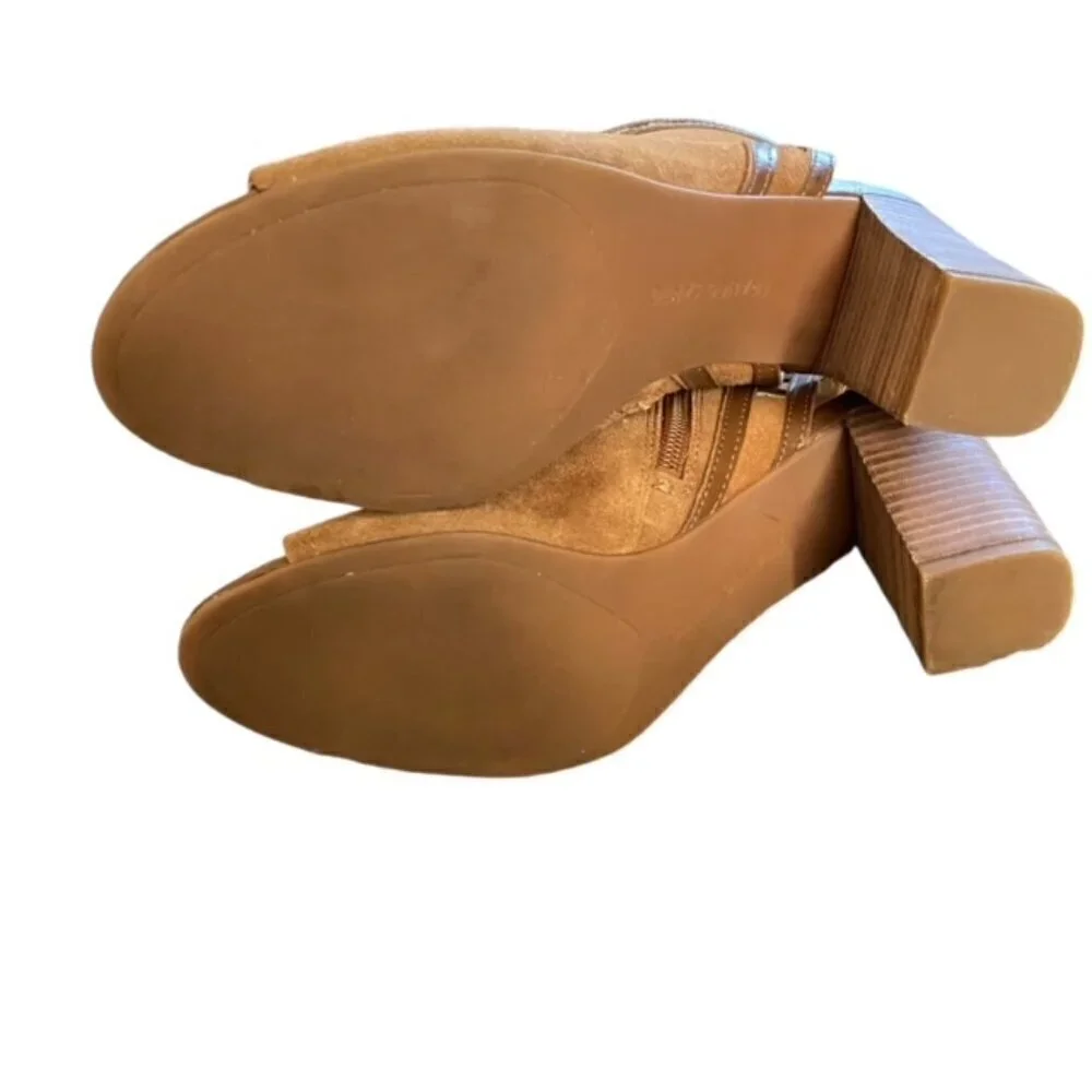 Franco Sarto Greenwich Suede Ankle Boots 8.5